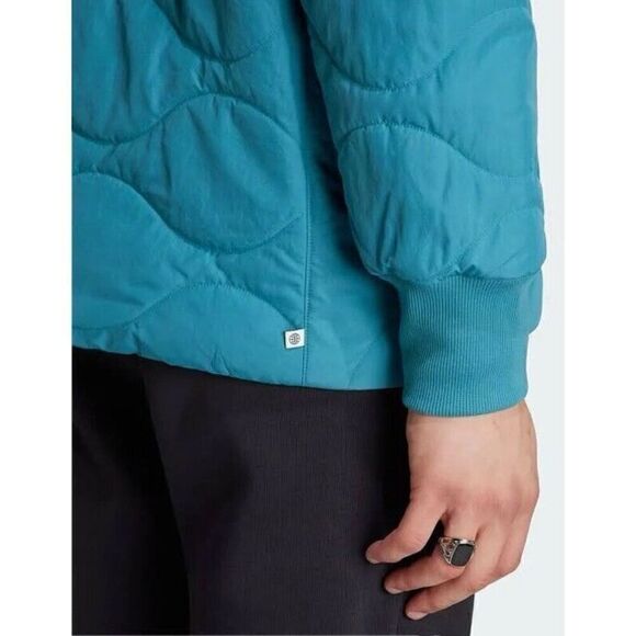 Adidas‎ Neuclassics Quilted Jacket NWT Men's Medium Arctic Fusion Full Zip Coat - Picture 4 of 16